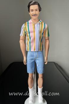 Mattel - Barbie - Fashion Pack - Ken Doll Clothes with Striped Shirt, Denim Shorts and Shoes - наряд